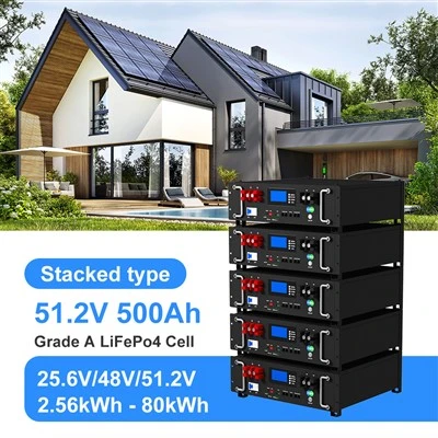 Paket Baterai Lithium Surya 51.2V 500Ah 25kWh Baterai Rak Server